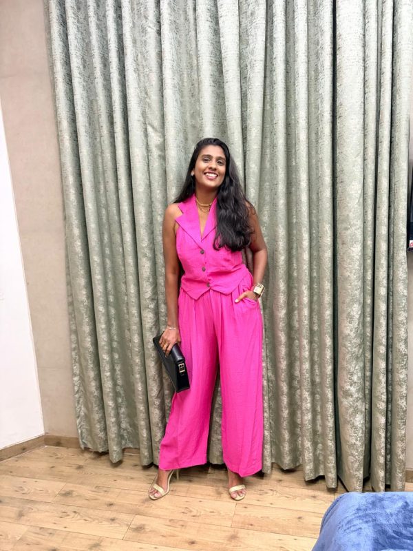 Hot Pink Vest Co-Ord